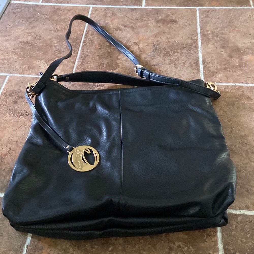 COPY - Black leather purse